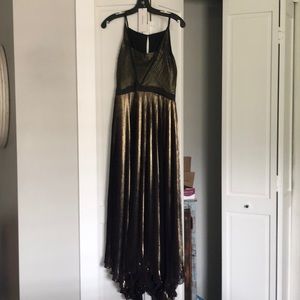 Karen Millen Bronze and Eggplant Gown